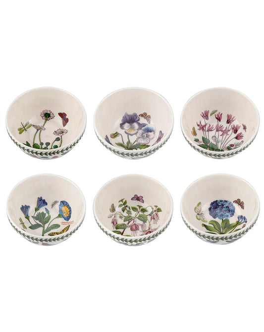 Portmeirion Botanic Garden - 14cm/5.5in Stacking Bowl Set of 6