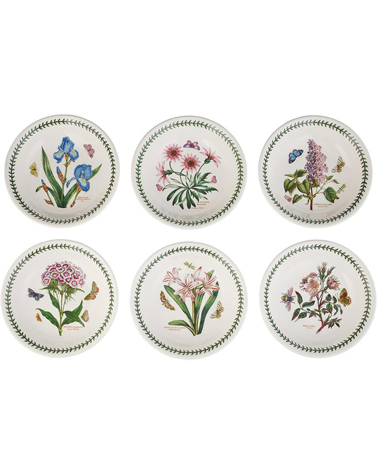 Portmeirion Botanic Garden Pasta Bowl 20cm, Set of 6