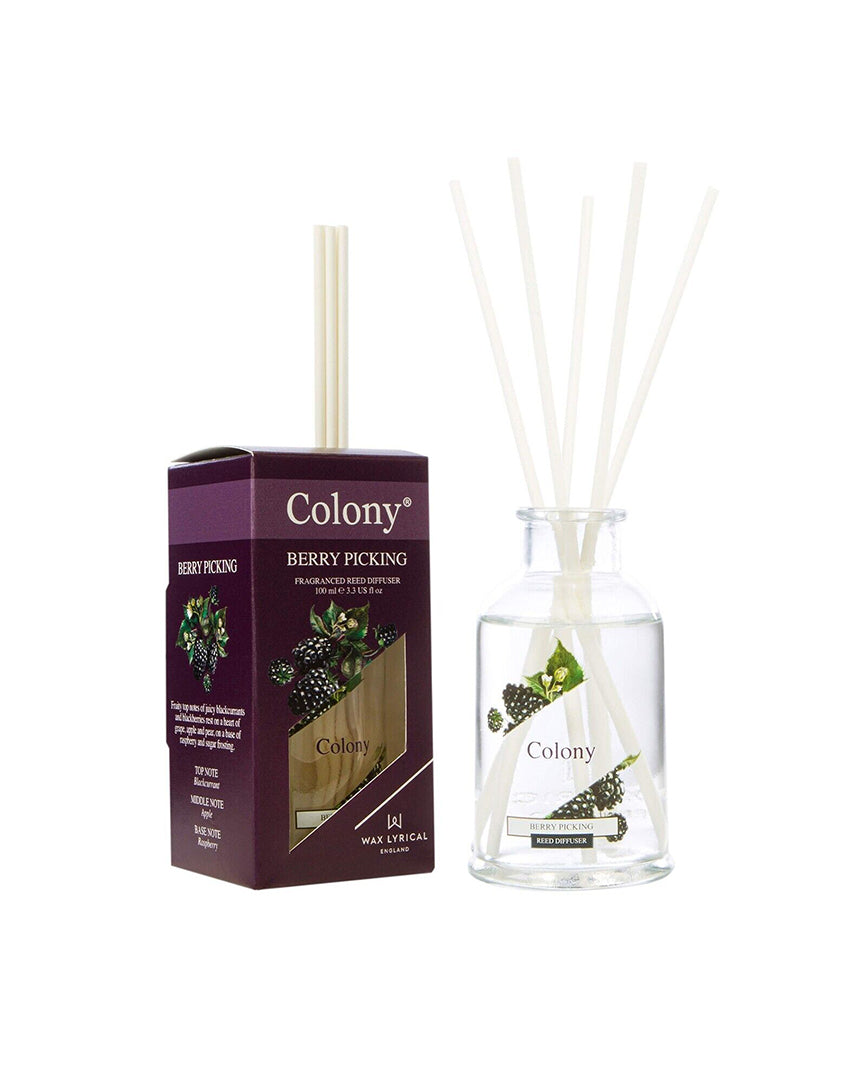 Wax Lyrical Colony Reed Diffuser - Berry Picking 100ml