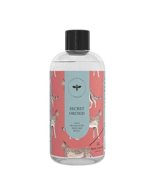 Wax Lyrical Ellen Studios, Refill 200ml Secret Orchid, Dark Pink