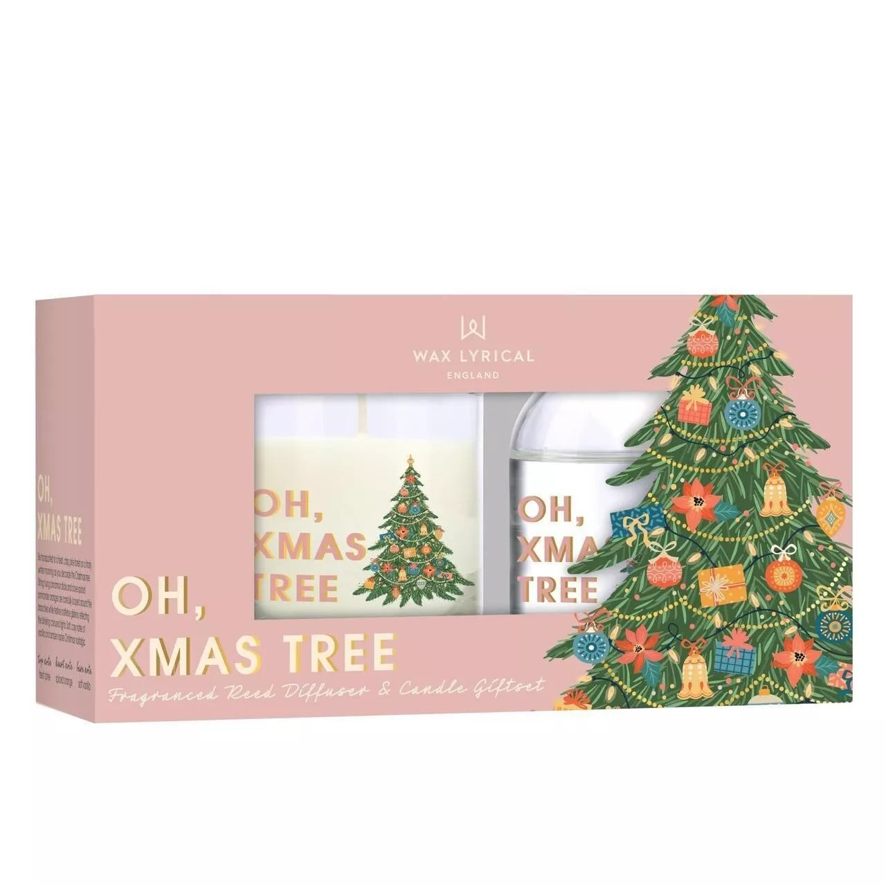 Wax Lyrical Gift Set - Oh Christmas Tree (Reed Diffuser and Candle)